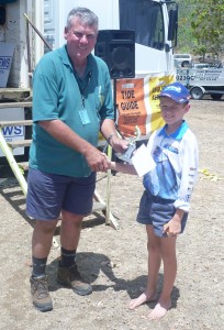 Matthew Smith – Junior Longest Overall Barramundi ($250 sponsored by Gin Gin Newsagency)